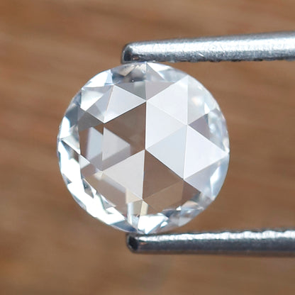 0.64 CT Round Rose cut Diamond | 6.50 x 6.50 mm Natural FG color VS Clarity Loose Diamond For Birthday Gift