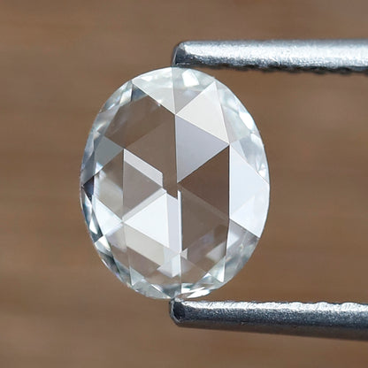 Natural 0.59 Ct Oval Cut Rose Diamond FG- VS, Loose Conflict Free Diamond for Engagement Ring