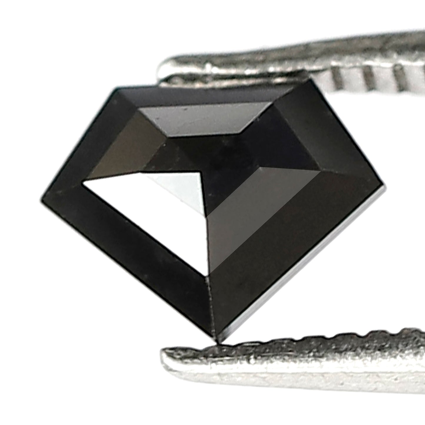 0.79 CT Diamond cut Treated Black Diamond, 5.50 x 6.90 mm Loose Diamond For Anniversary Ring