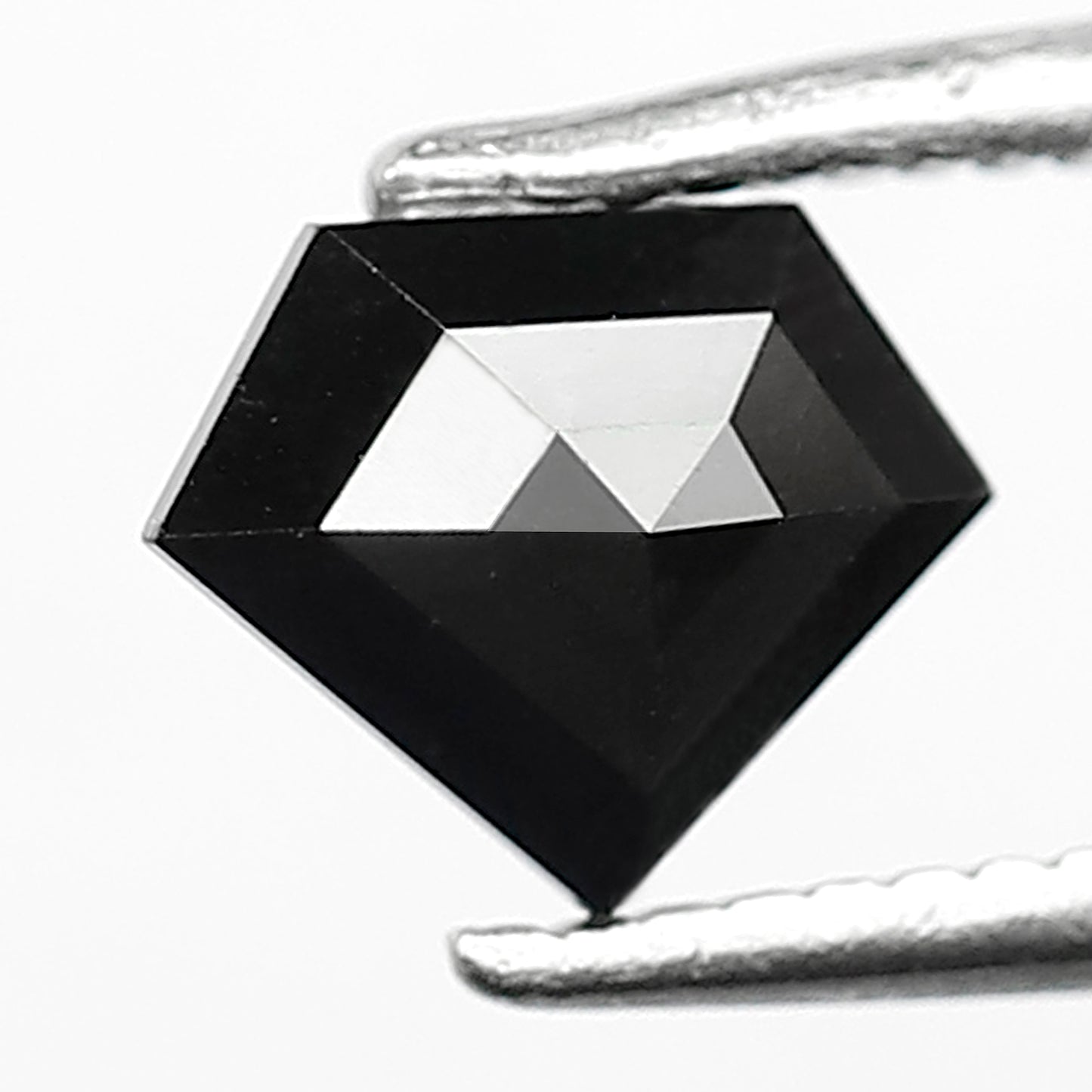 0.79 CT Diamond cut Treated Black Diamond, 5.50 x 6.90 mm Loose Diamond For Anniversary Ring