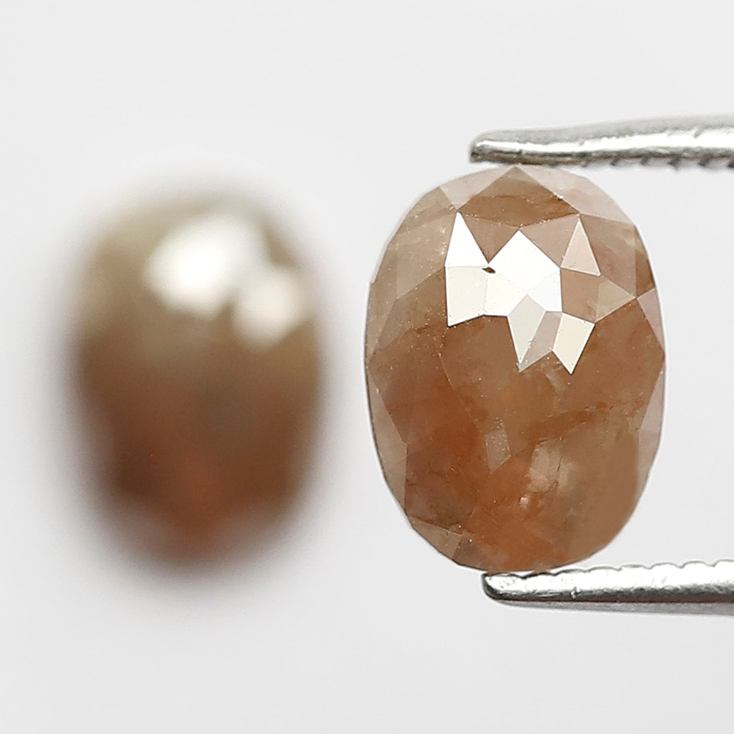 2.66 Ct Oval Shape Rustic Diamond Pair | 8.30 mm Natural Ethical Loose Diamonds