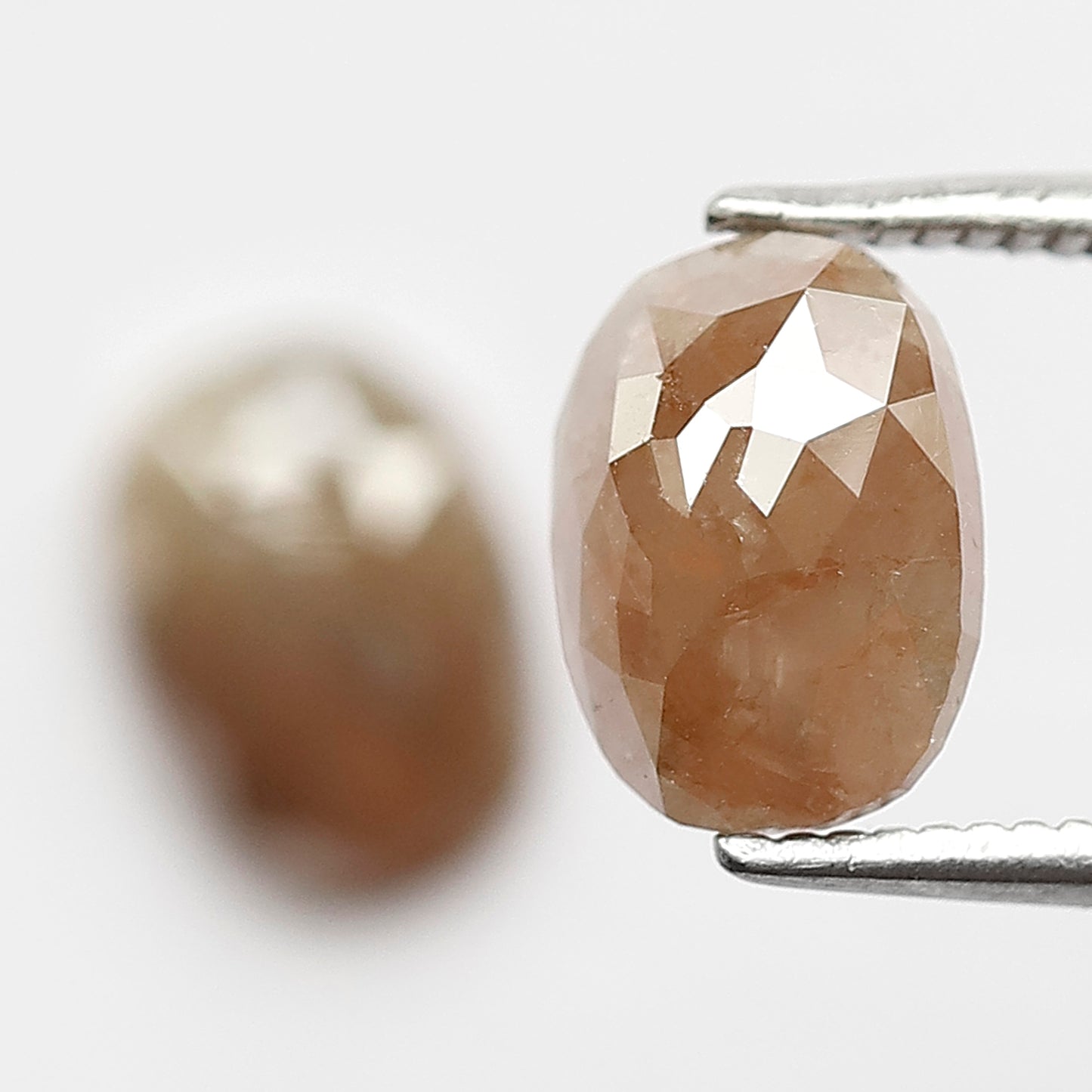 2.66 Ct Oval Shape Rustic Diamond Pair | 8.30 mm Natural Ethical Loose Diamonds
