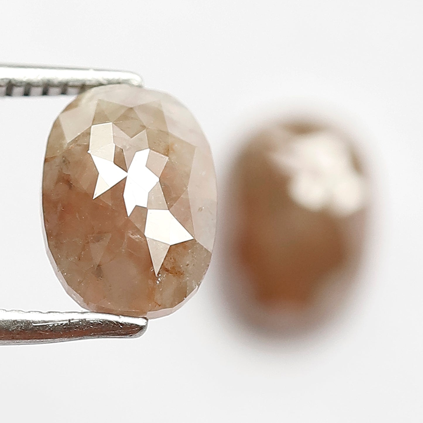 2.66 Ct Oval Shape Rustic Diamond Pair | 8.30 mm Natural Ethical Loose Diamonds