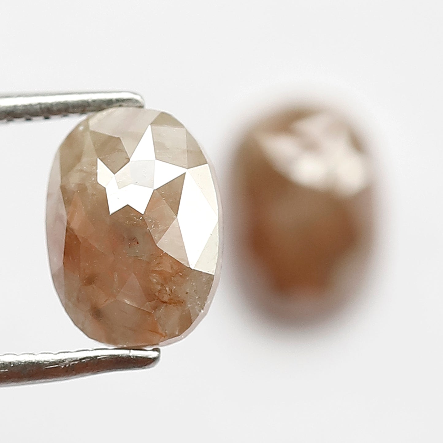 2.66 Ct Oval Shape Rustic Diamond Pair | 8.30 mm Natural Ethical Loose Diamonds