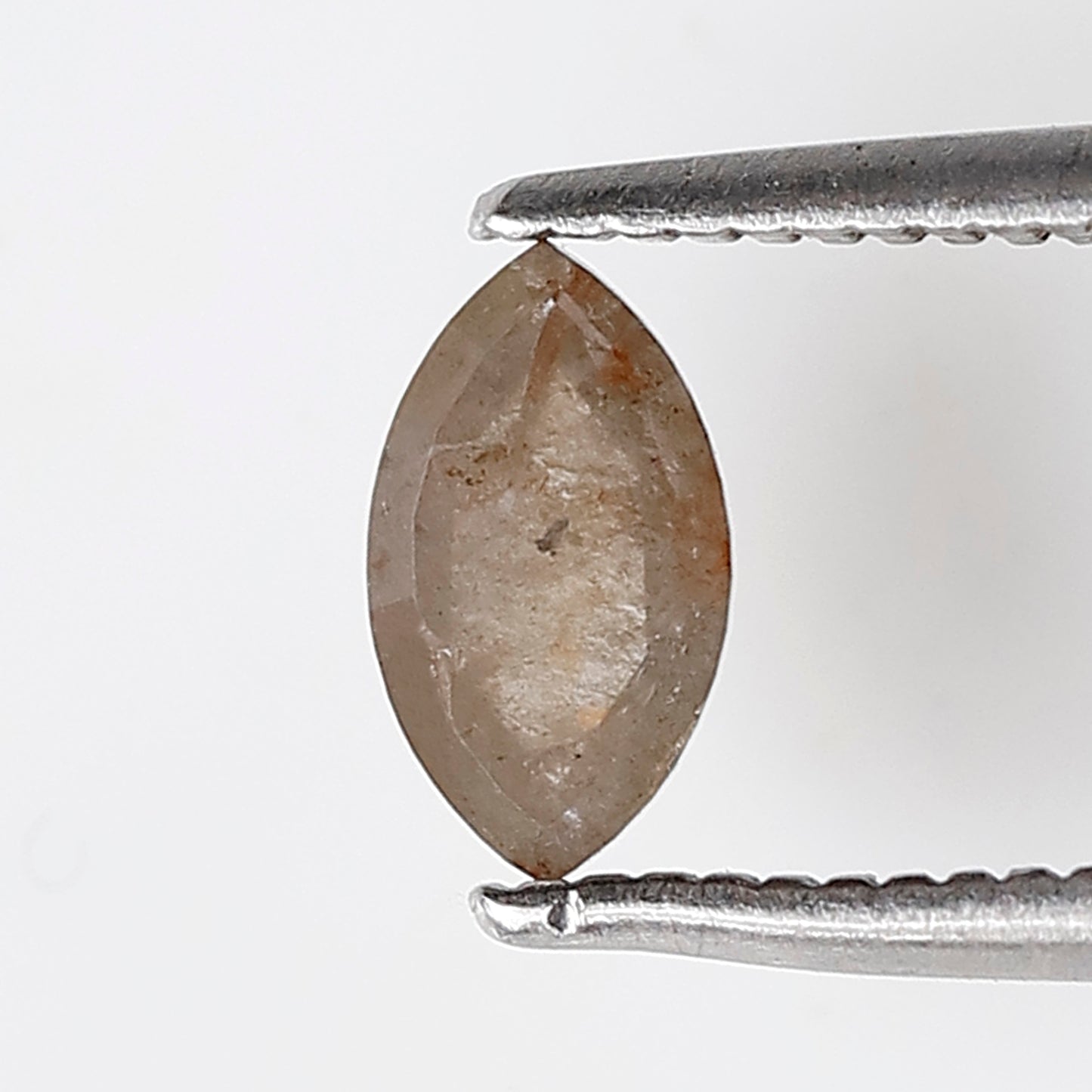 0.45 CT Marquise Shape Salt and Pepper Diamond 6.70 MM Natural Loose Gray Color Diamond