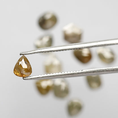 5.00 Ct Mixed Shape Rustic Diamond Lot | 11 Pcs Fancy Color 4.8–5.7 mm Natural Loose Diamonds