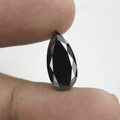 4.38 CT Pear Shape Loose Diamond, 15 mm Natural Treated AAA Quality Diamond for Engagement Ring