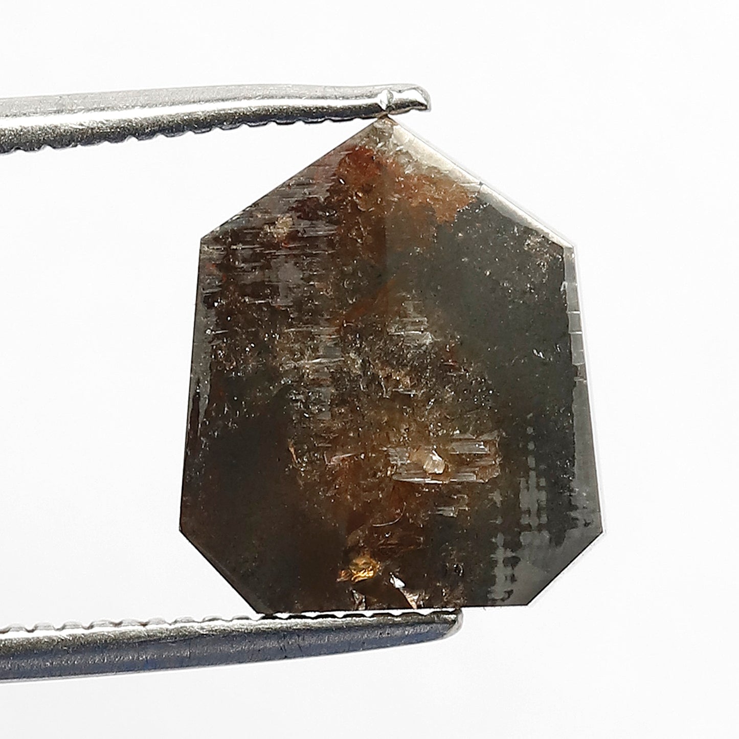 4.98 CT, 11 Rustic Modified cut Diamond ! Natural Brown Loose Diamond For Pendant