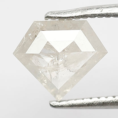 Pentagon 0.92 Ct Natural White Salt & Pepper Loose Diamond | Anniversary Ring Stone