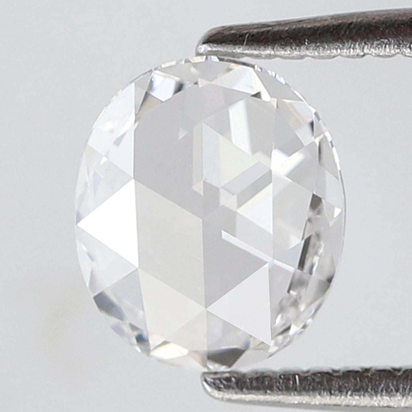 0.66 Ct Oval Shape Rose Cut Diamond EF Color VS Clarity, Natural Loose Diamond, Conflict Free Stone for Engagement Ring or Pendant