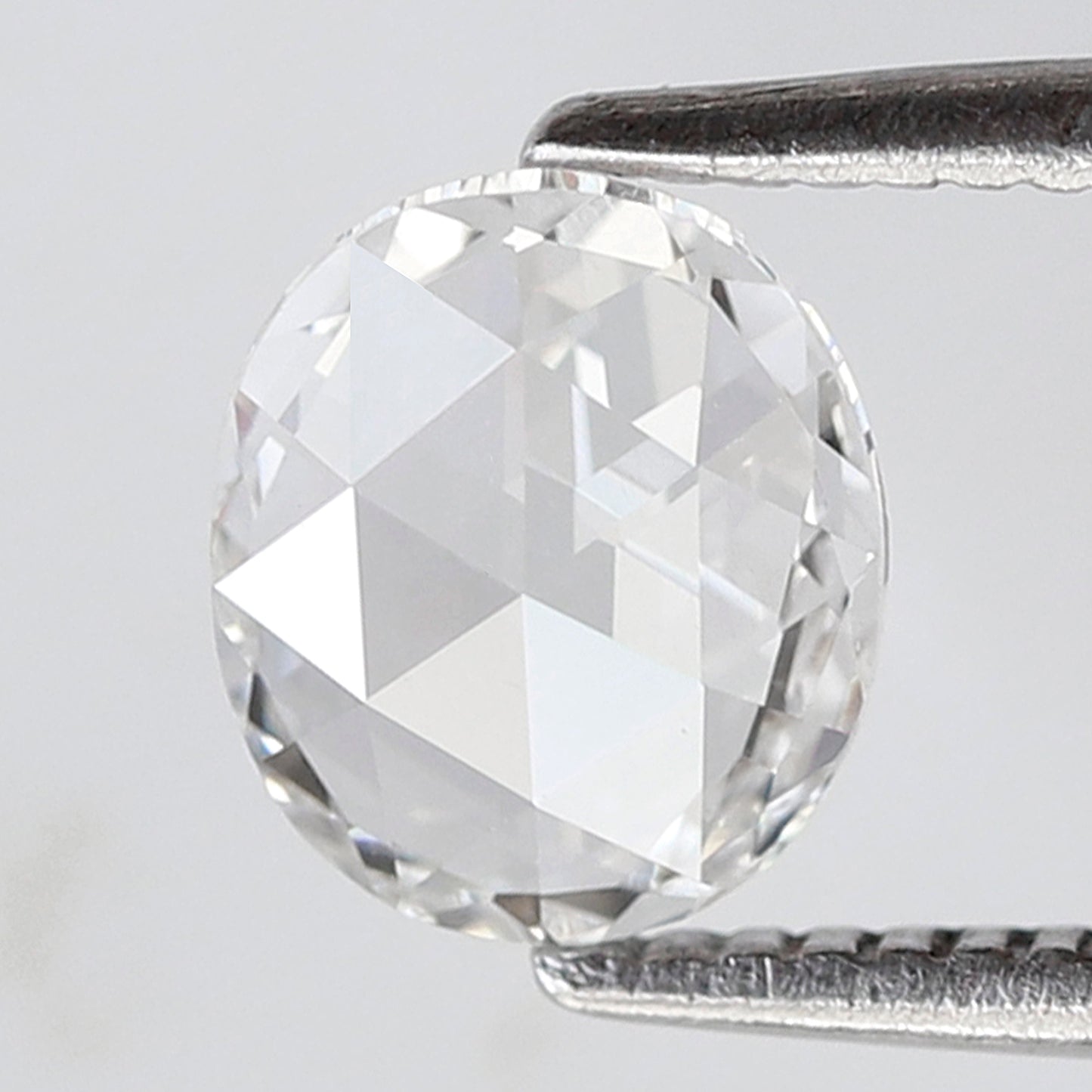 0.66 Ct Oval Shape Rose Cut Diamond EF Color VS Clarity, Natural Loose Diamond, Conflict Free Stone for Engagement Ring or Pendant