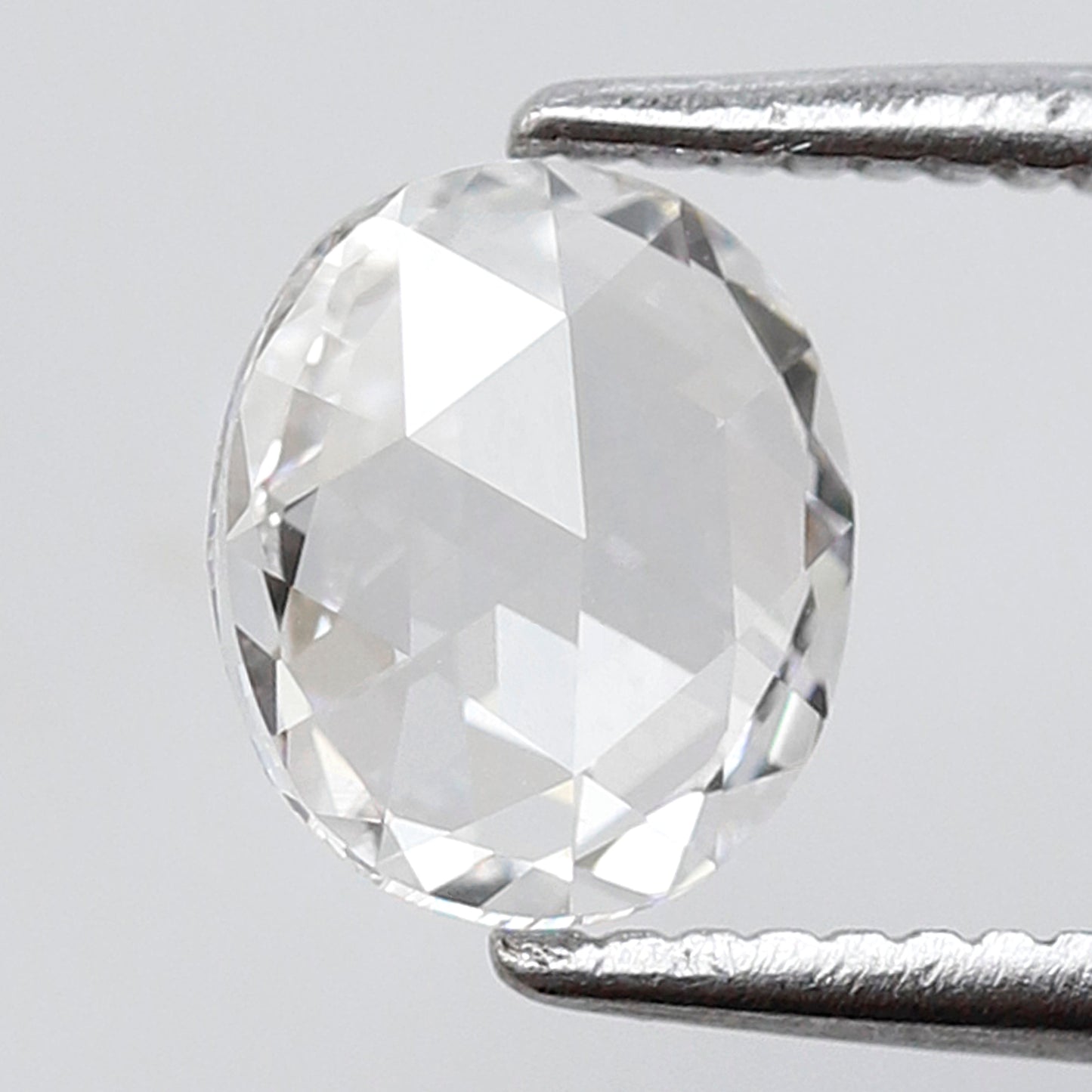 0.66 Ct Oval Shape Rose Cut Diamond EF Color VS Clarity, Natural Loose Diamond, Conflict Free Stone for Engagement Ring or Pendant