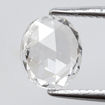0.66 Ct Oval Shape Rose Cut Diamond EF Color VS Clarity, Natural Loose Diamond, Conflict Free Stone for Engagement Ring or Pendant