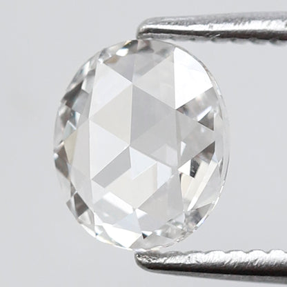 0.66 Ct Oval Shape Rose Cut Diamond EF Color VS Clarity, Natural Loose Diamond, Conflict Free Stone for Engagement Ring or Pendant