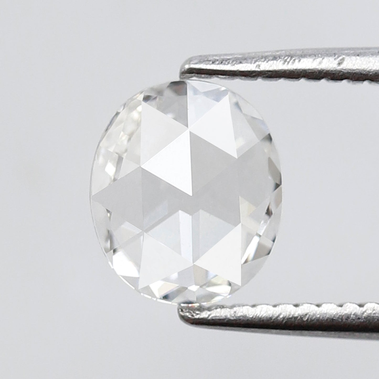 0.66 Ct Oval Shape Rose Cut Diamond EF Color VS Clarity, Natural Loose Diamond, Conflict Free Stone for Engagement Ring or Pendant