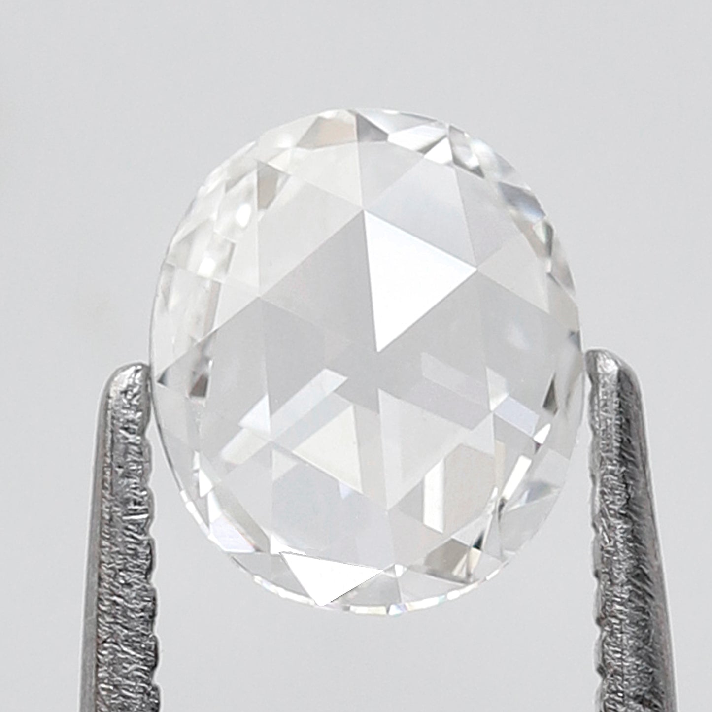 0.66 Ct Oval Shape Rose Cut Diamond EF Color VS Clarity, Natural Loose Diamond, Conflict Free Stone for Engagement Ring or Pendant