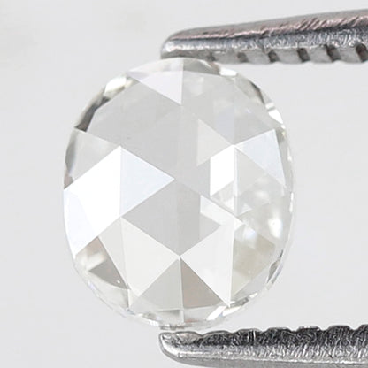 0.51 CT Oval Shape Loose Rose cut Diamond, 5.80 mm Natural GH color VS Clarity Earth Mined Diamond