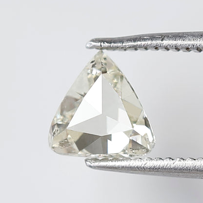 1.03 CT Unique Triangle Shape Old mine Cut Loose Natural Fancy Light Toned Yellow Si Clarity Diamond ideal for making Antique Design Jewelry