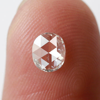 0.51 CT Oval Shape Loose Rose cut Diamond, 5.80 mm Natural GH color VS Clarity Earth Mined Diamond