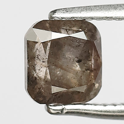 1.04 CT,5 mm Cushion cut Rustic Diamond Pink Brown Diamond For Pendant