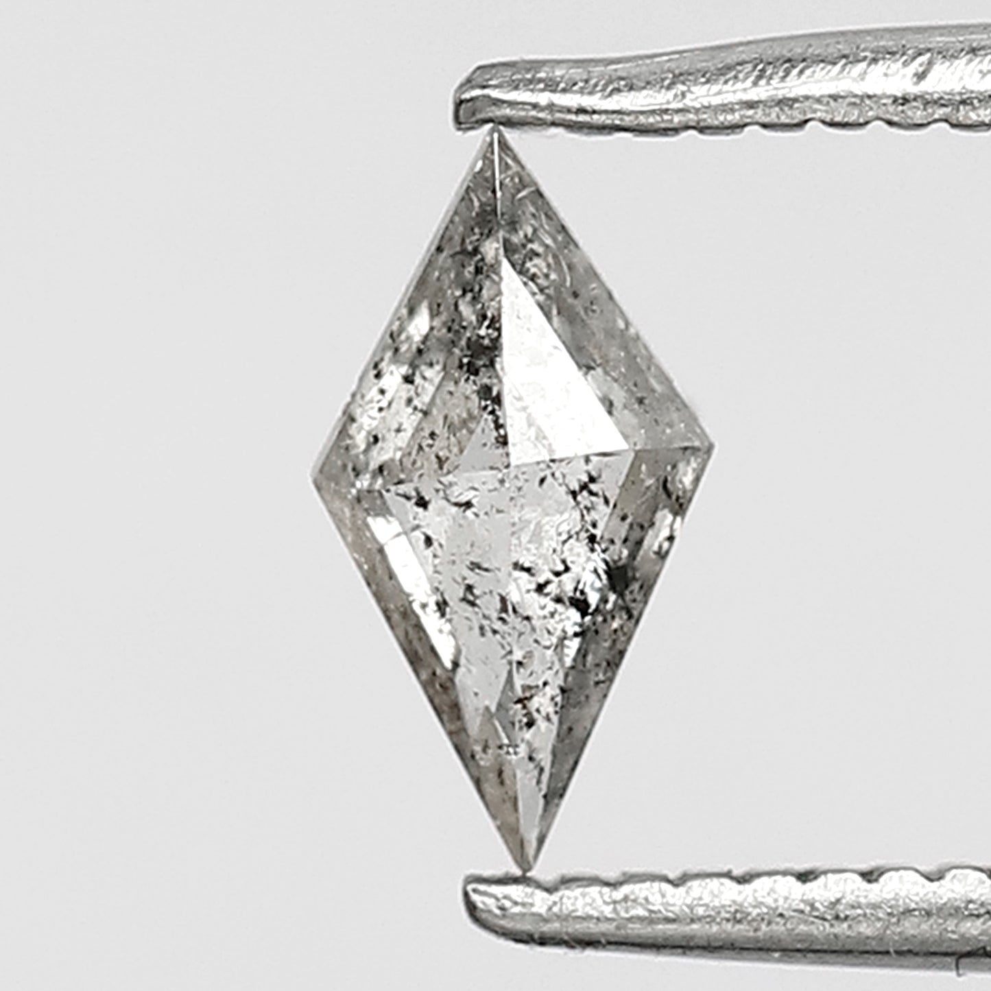 0.31 CT Kite Shape salt and pepper diamond grey black color loose diamond for wedding band