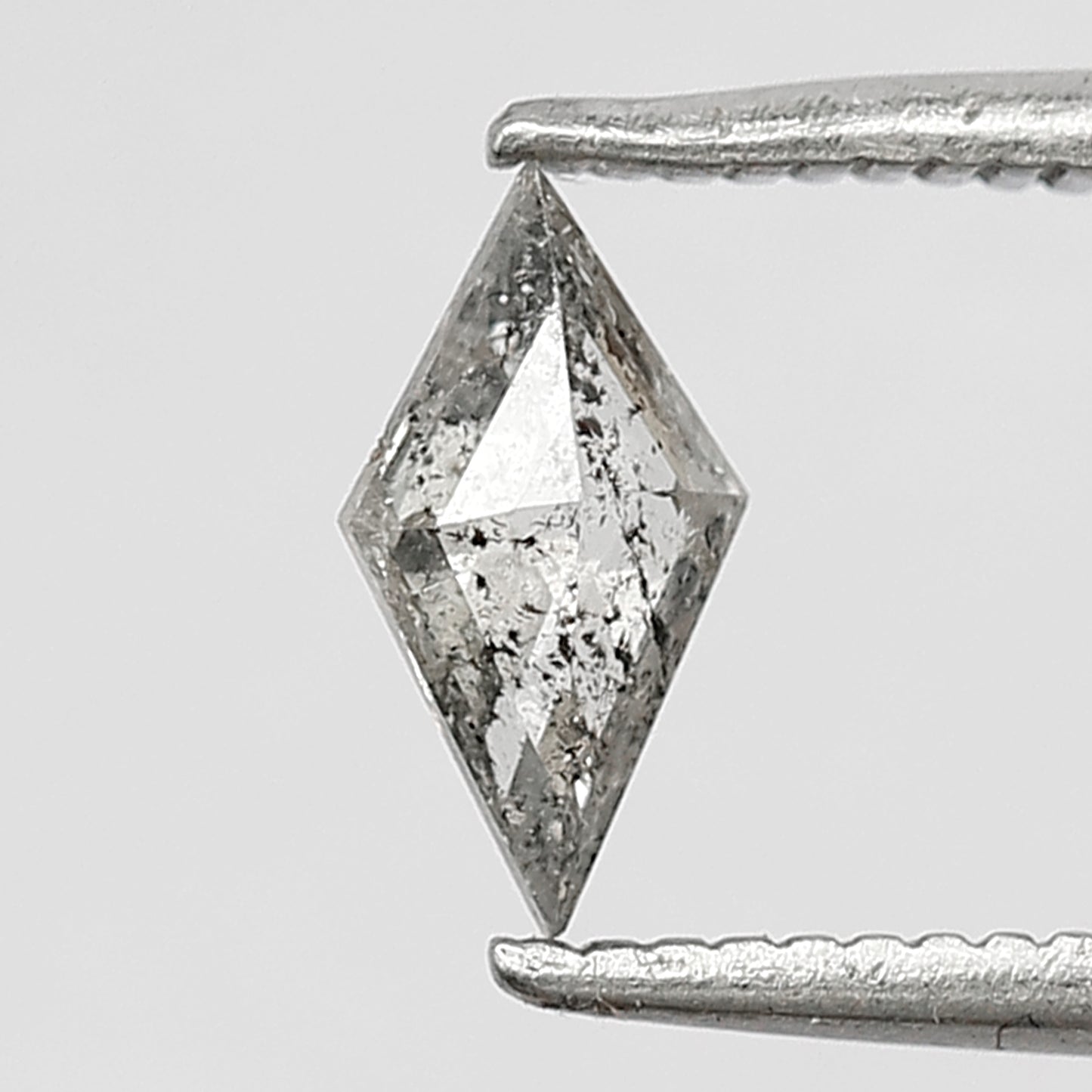 0.31 CT Kite Shape salt and pepper diamond grey black color loose diamond for wedding band