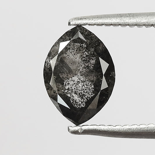 0.94 CT 7.90 MM Marquise Shape Grey Black Color Diamond Loose Natural Diamond wedding gift for her