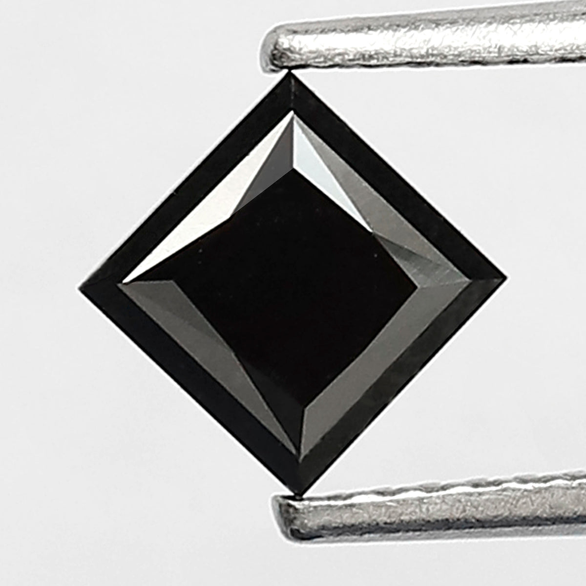 Princess Cut Black Diamond, 0.86 Carat, Heated, 5.00mm, Natural Earth-Mined
