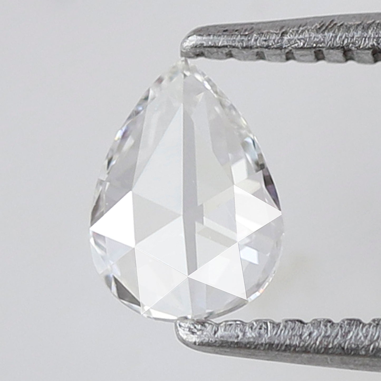 Pear Shape 0.28 Ct Rose Cut Diamond EF Color VS Clarity, Natural Loose Earth Mined Diamond for Promise Ring or Pendant