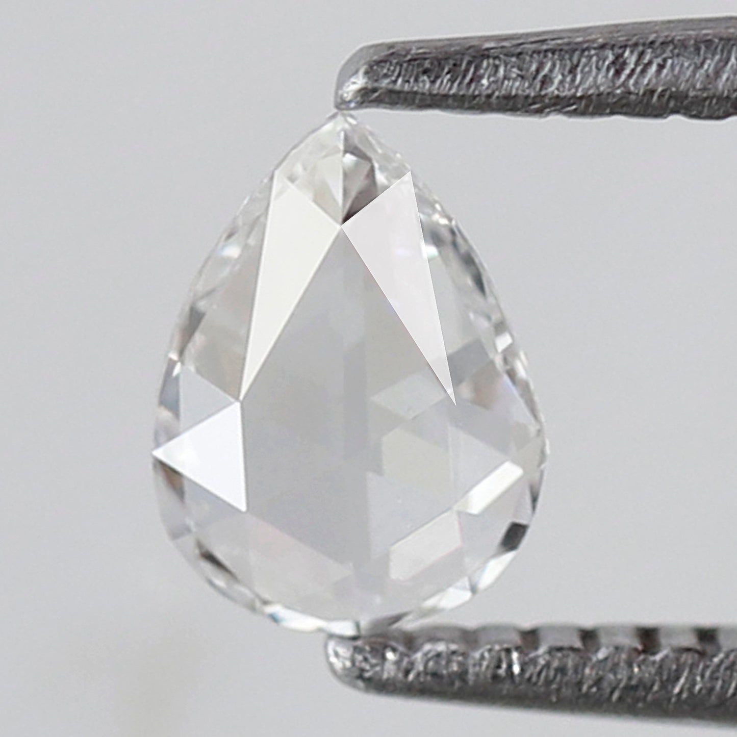 Pear Shape 0.28 Ct Rose Cut Diamond EF Color VS Clarity, Natural Loose Earth Mined Diamond for Promise Ring or Pendant