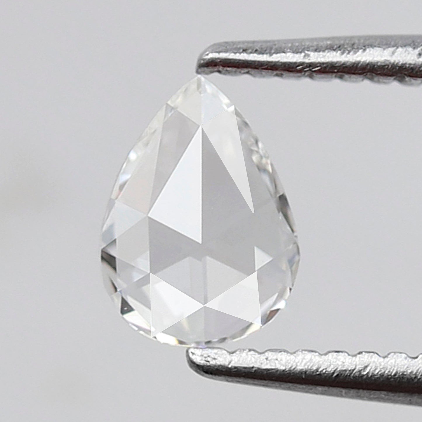 Pear Shape 0.28 Ct Rose Cut Diamond EF Color VS Clarity, Natural Loose Earth Mined Diamond for Promise Ring or Pendant