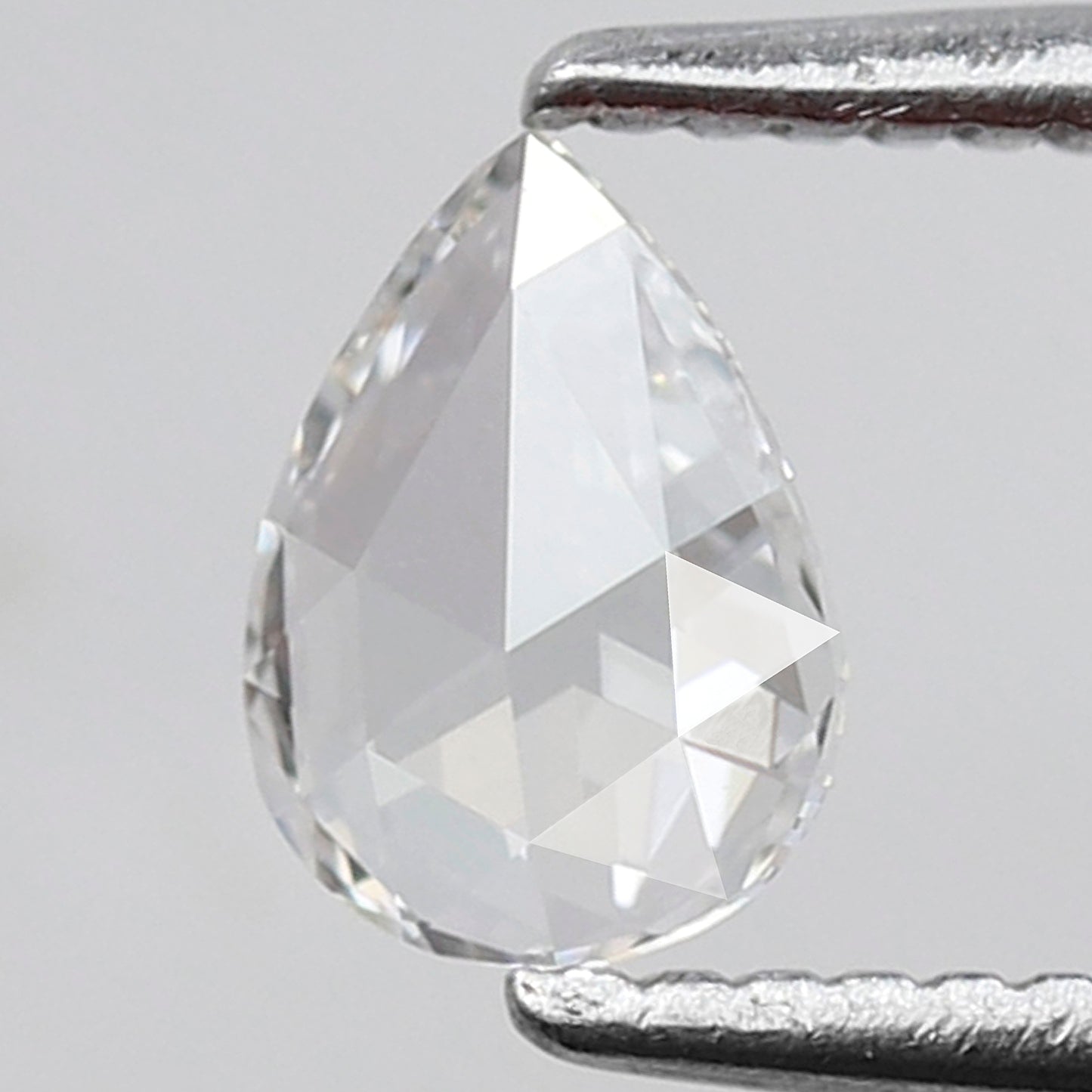 Pear Shape 0.28 Ct Rose Cut Diamond EF Color VS Clarity, Natural Loose Earth Mined Diamond for Promise Ring or Pendant