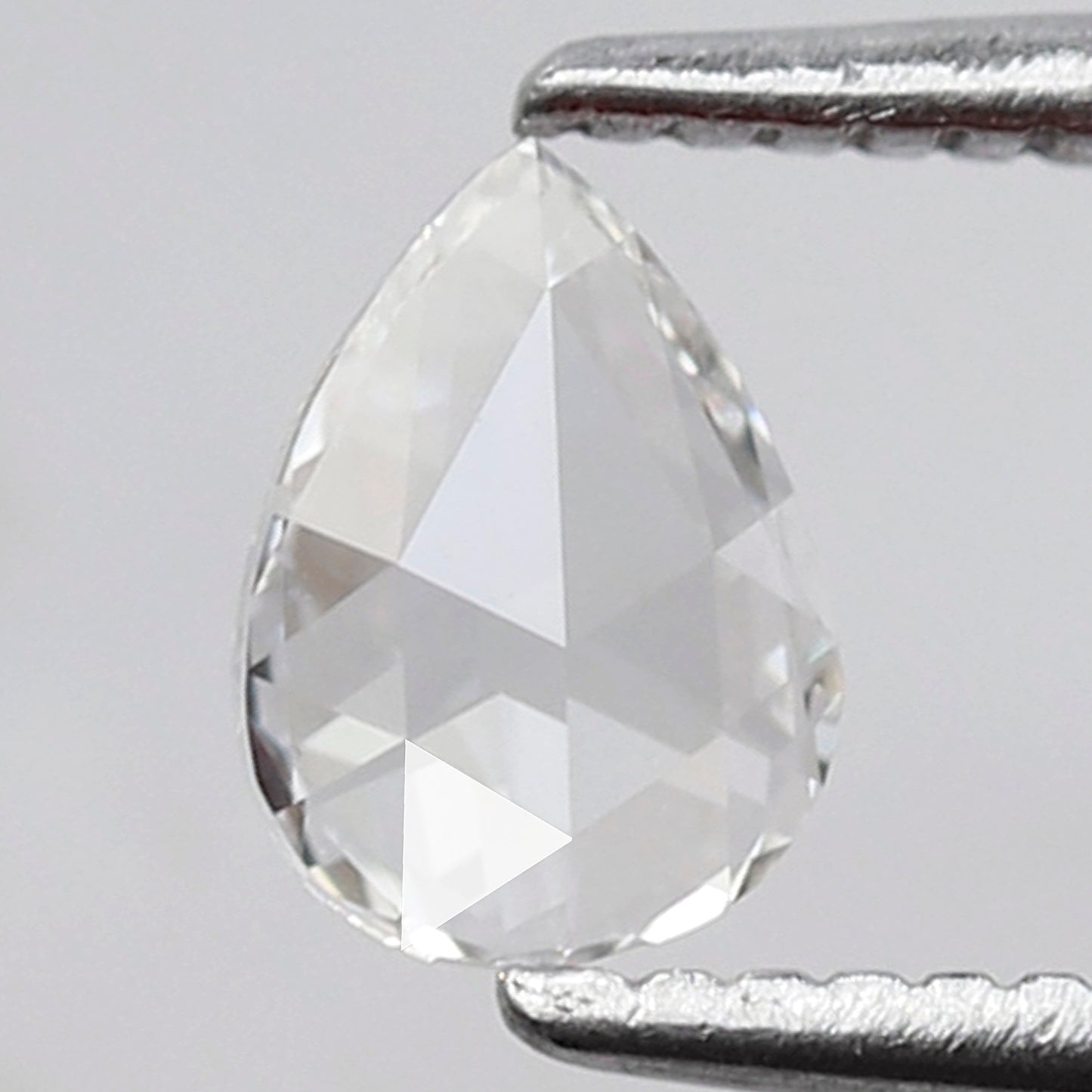 Pear Shape 0.28 Ct Rose Cut Diamond EF Color VS Clarity, Natural Loose Earth Mined Diamond for Promise Ring or Pendant