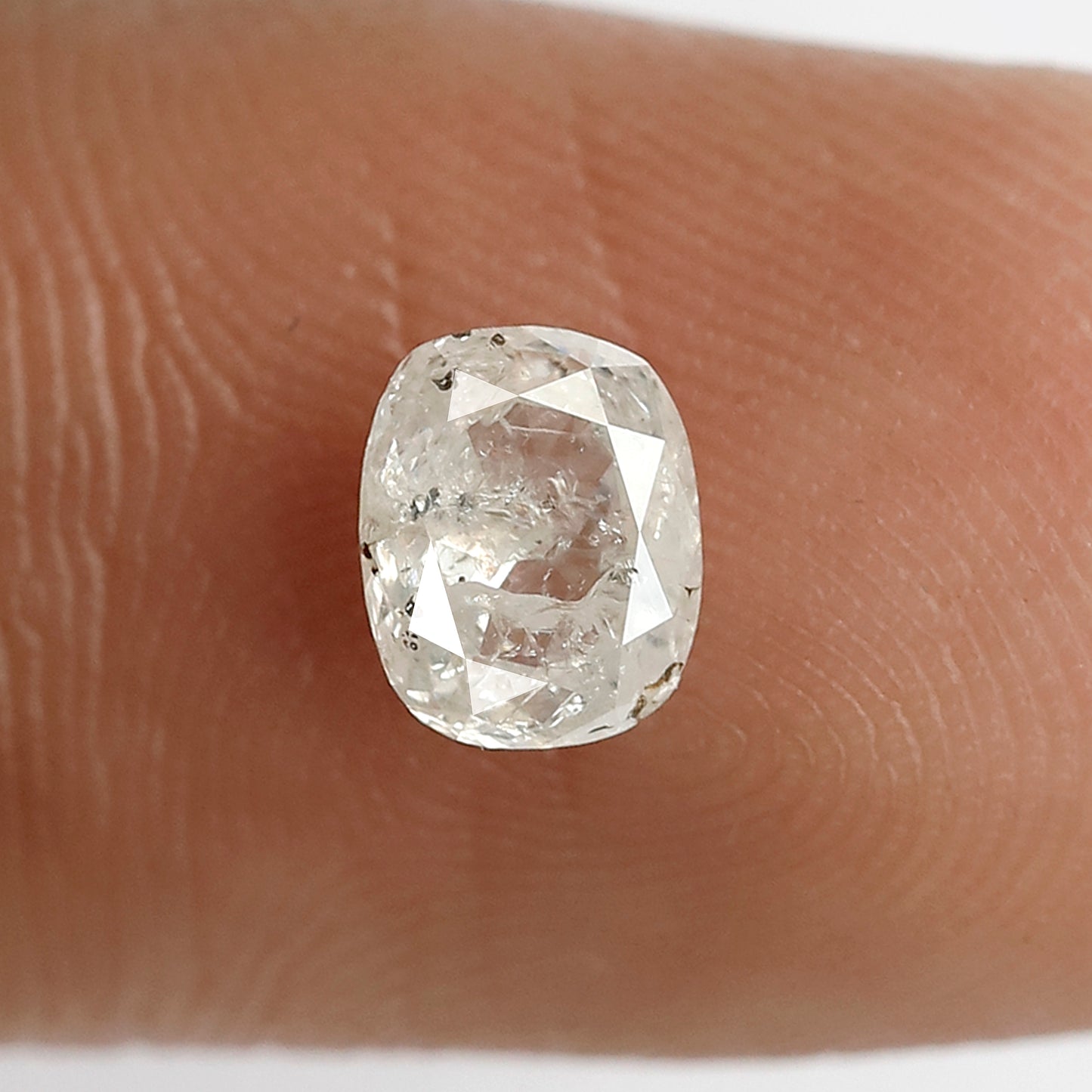 0.77 CT 6 MM Oval Shape White Color Loose Natural Diamond Engagement Ring Diamonds