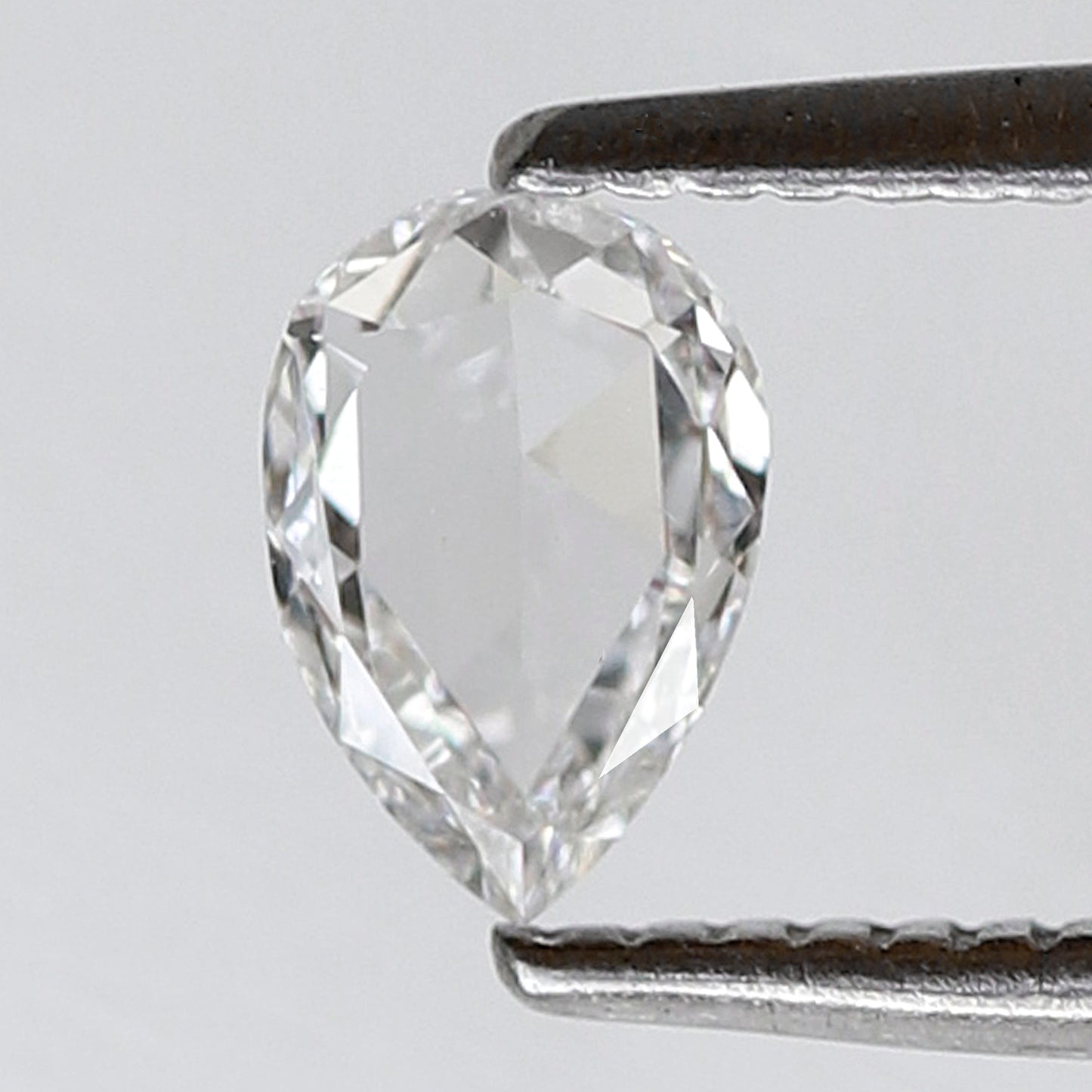 0.34 Ct Pear Shape Rose Cut Diamond E Color VS Clarity, Natural Loose Diamond for Anniversary Ring
