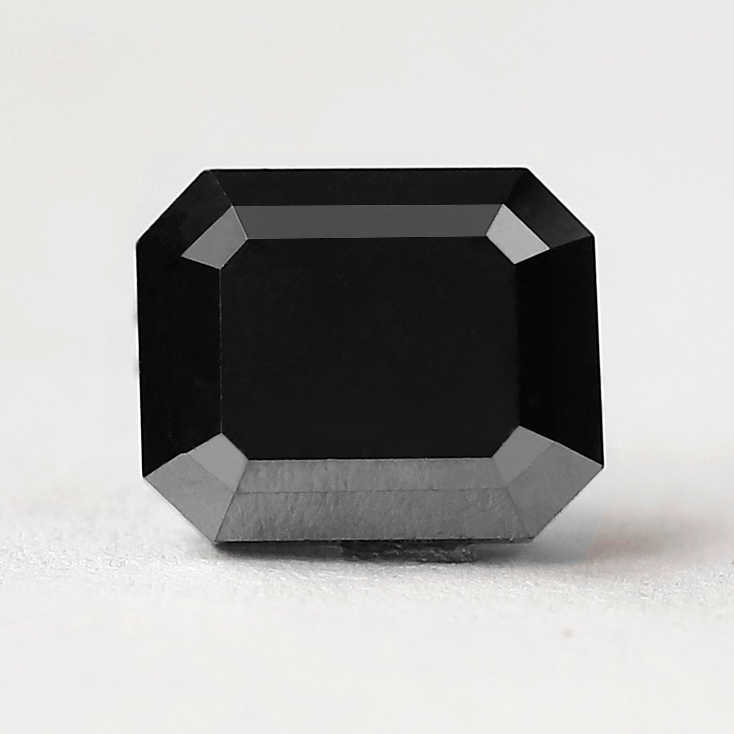 4.39 CT Large Emerald Cut Black Diamond, AAA Quality Natural Treated Loose Diamond for Anniversary Ring