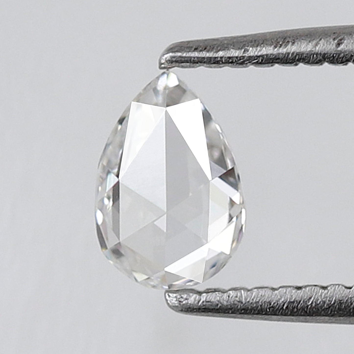0.34 Ct Pear Shape Rose Cut Diamond E Color VS Clarity, Natural Loose Diamond for Anniversary Ring