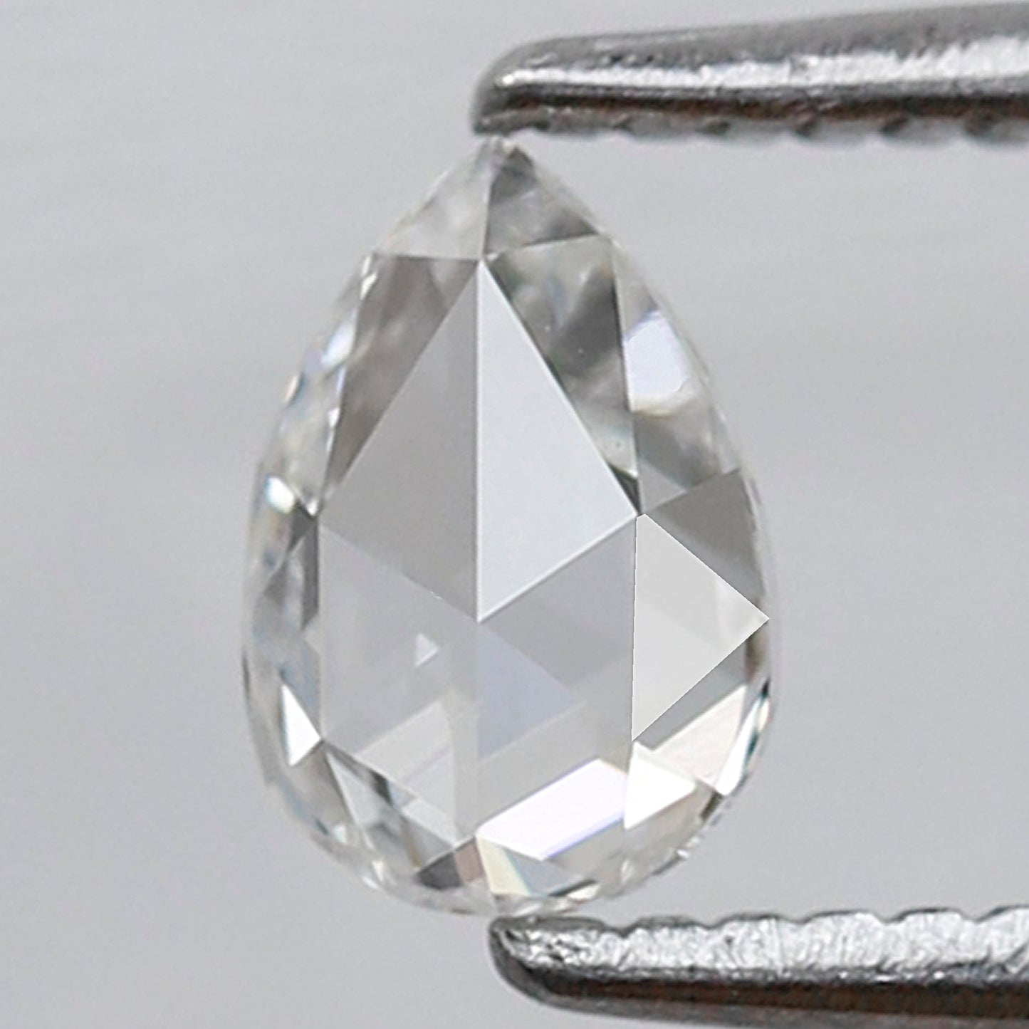 0.34 Ct Pear Shape Rose Cut Diamond E Color VS Clarity, Natural Loose Diamond for Anniversary Ring