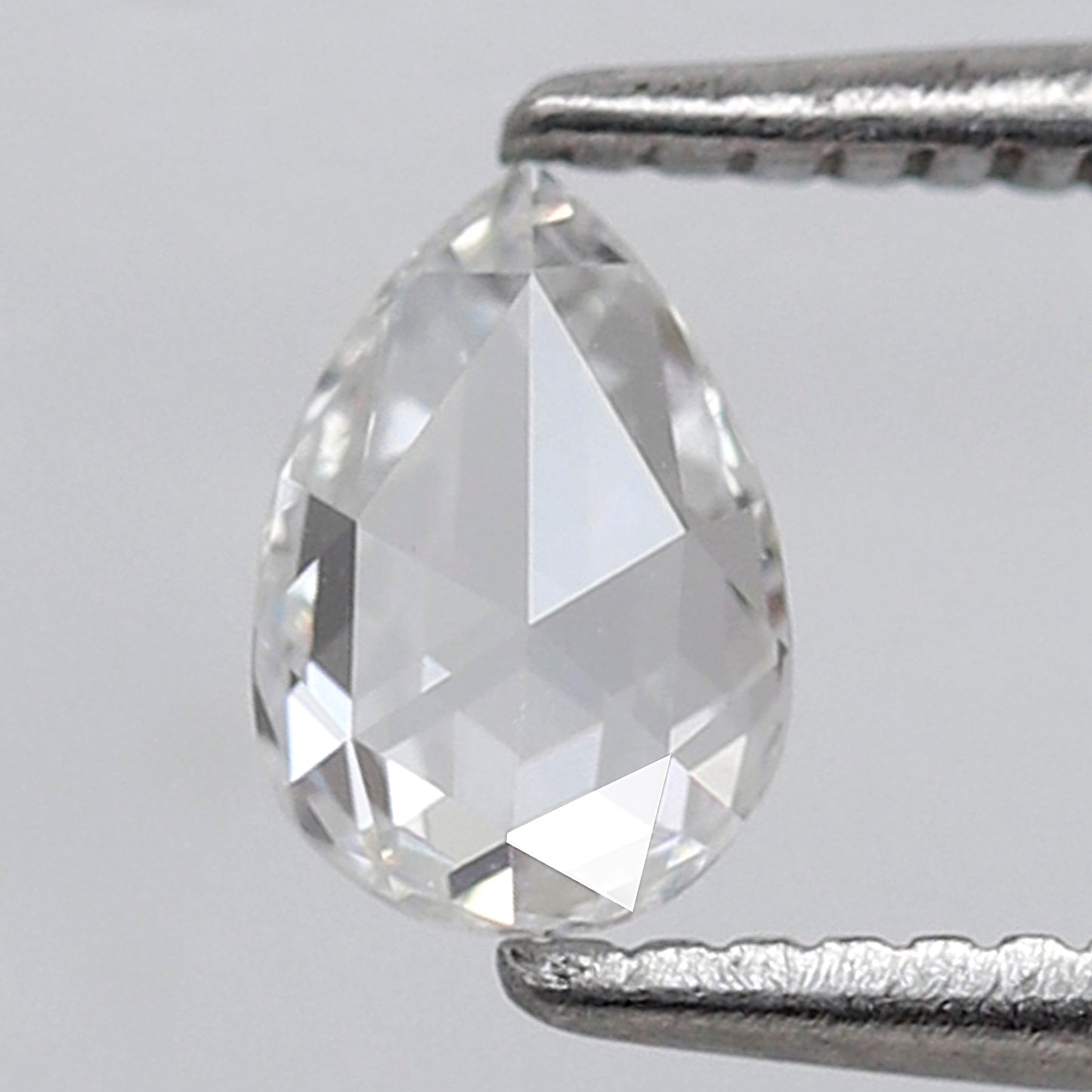 0.34 Ct Pear Shape Rose Cut Diamond E Color VS Clarity, Natural Loose Diamond for Anniversary Ring