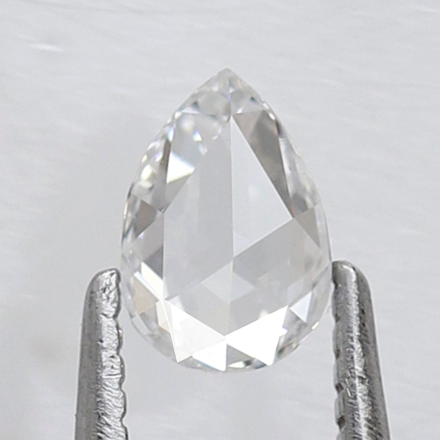0.34 Ct Pear Shape Rose Cut Diamond E Color VS Clarity, Natural Loose Diamond for Anniversary Ring