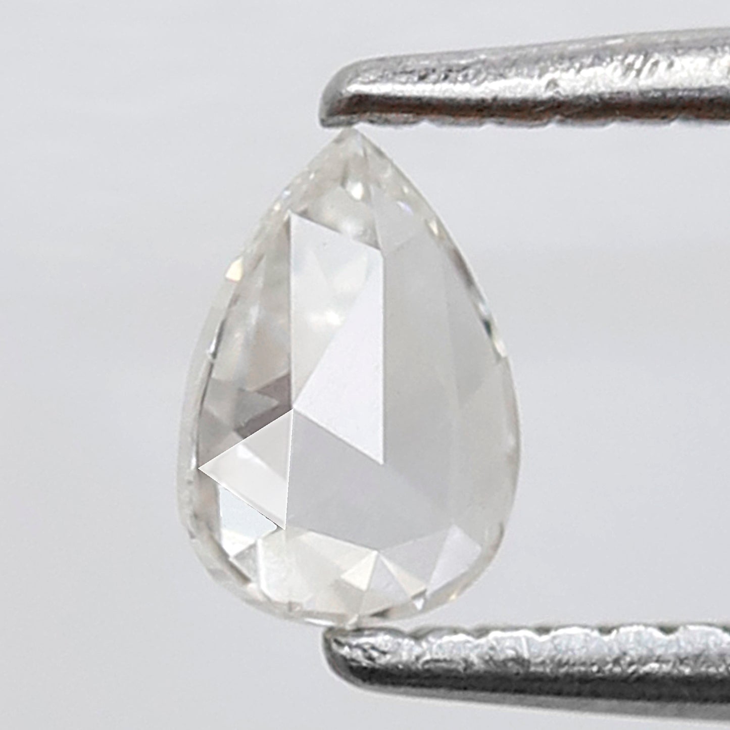 0.23 CT Pear Shape Rose cut Diamond, Natural GH color Vs Clarity Loose Diamond For Making Earring