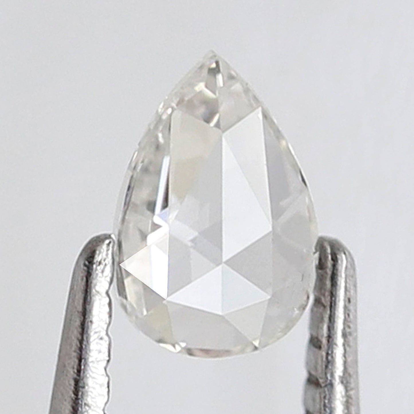 0.23 CT Pear Shape Rose cut Diamond, Natural GH color Vs Clarity Loose Diamond For Making Earring