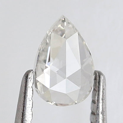 0.23 CT Pear Shape Rose cut Diamond, Natural GH color Vs Clarity Loose Diamond For Making Earring