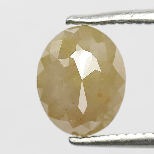 1.83 CT Yellowish Oval Shape Diamond, Natural Earth Mined Ethical Loose Diamond For Oval Diamond Ring