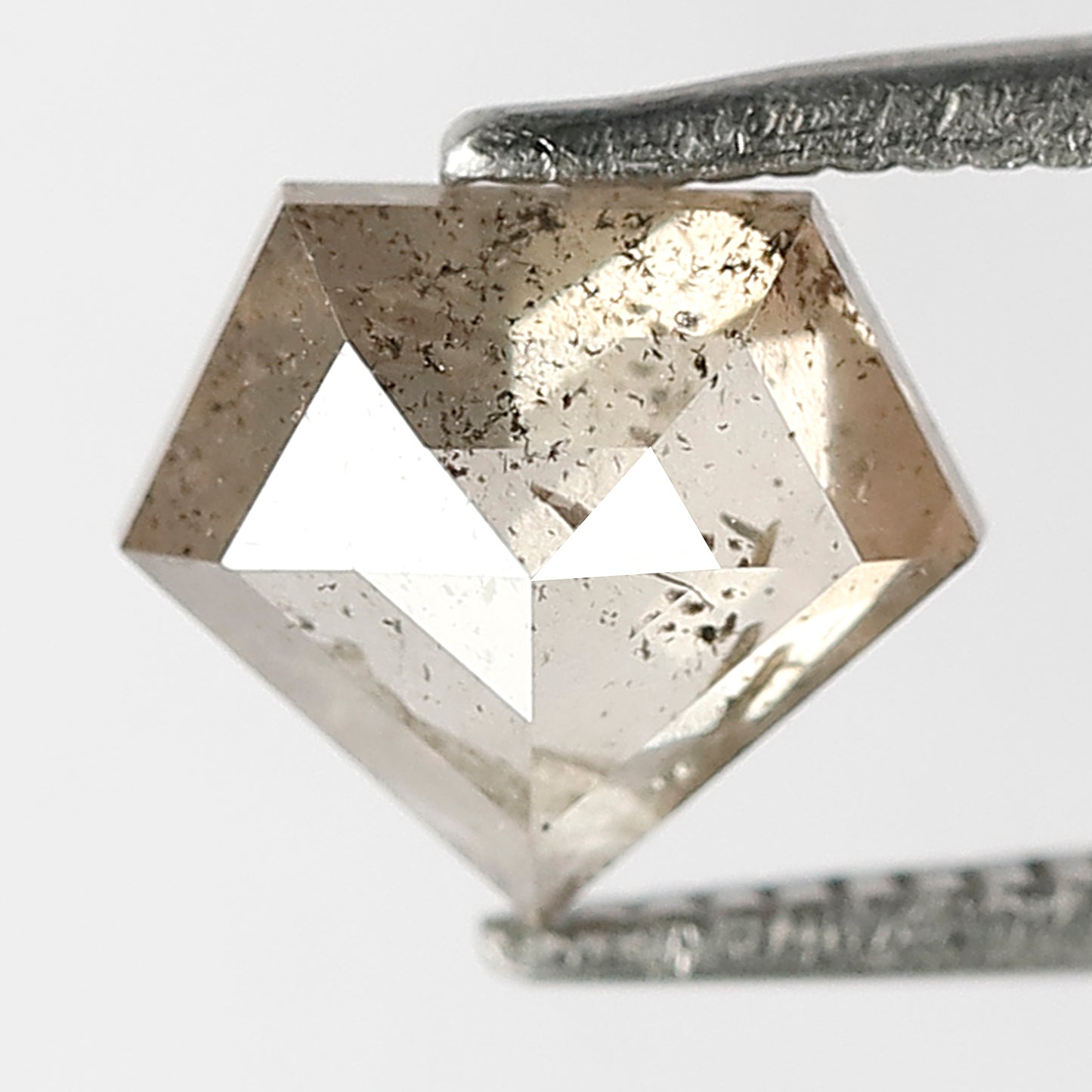 Pentagon 1.37 Ct Natural Brownish Rustic Diamond | Conflict Free Loose Diamond for Pendant Jewelry