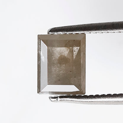 1.31 CT GEOMETRIC Shape Natural Loose Diamond, 6 mm salt and pepper diamond, Brown color geometric cut Diamond for making Anniversary ring