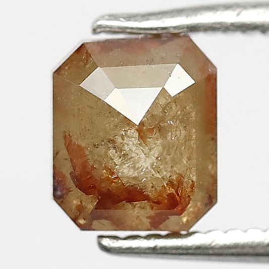 Natural 1.31 Ct Emerald Diamond | 6.2 mm Rustic Ethical Conflict Free Loose Stone