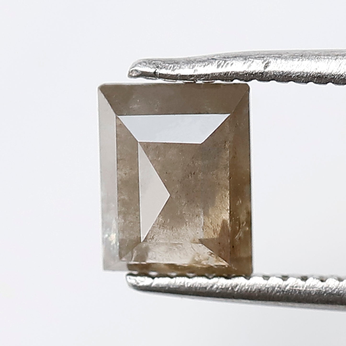 1.31 CT GEOMETRIC Shape Natural Loose Diamond, 6 mm salt and pepper diamond, Brown color geometric cut Diamond for making Anniversary ring