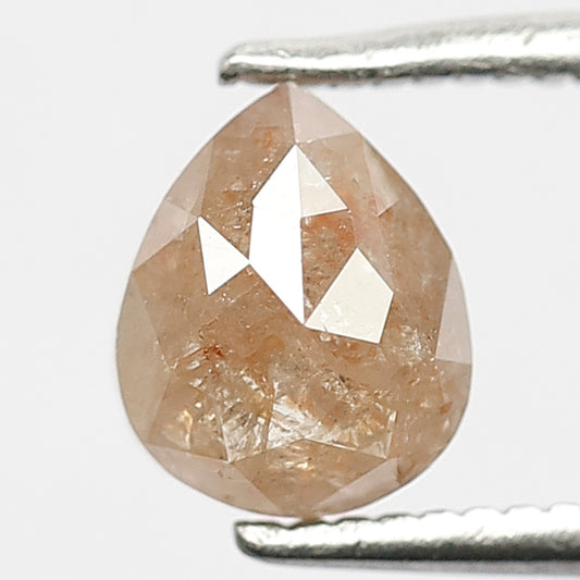 0.91 CT Pear Shape Natural Ethical Diamond, Loose Conflict Free Rustic Diamond For Engagement Ring