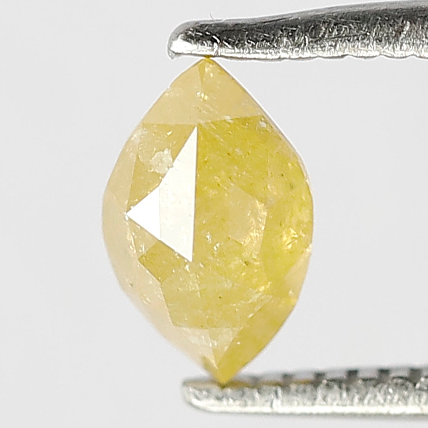 Marquise 0.57 Ct Natural Fancy Yellow Translucent Rustic Diamond | Earth Mined Loose Diamond